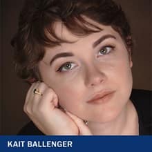 Kait Ballenger, a multi-published, award-winning paranormal romance author and creative writing professor at SNHU.
