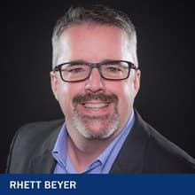 Rhett Beyer with the text Rhett Beyer