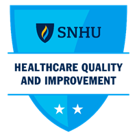 SNHU Healthcare Quality and Improvement badge
