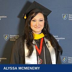 Alyssa Mcmenemy, a 2023 SNHU graduate with a Bachelor of Science in Environmental Science