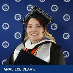 Analiece Clark, a 2023 graduate from SNHU with a BA in Communication