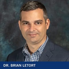 Dr. Brian Letort, a data analytics instructor at SNHU.