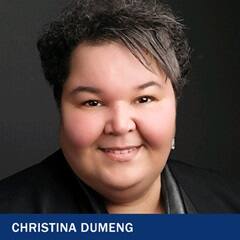 Christina Dumeng, an associate dean of the functional and academic effectiveness team at SNHU.