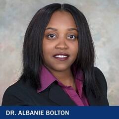 Dr. Albanie Bolton, an information technology and computer science adjunct at SNHU.