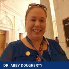 Dr. Abby Dougherty, a clinical faculty member at SNHU.