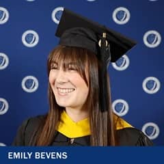 Emily Bevins '23G, master's in forensic psychology graduate from SNHU