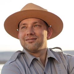 John Roos, a 2018 SNHU graduate who earned a bachelor's in history.