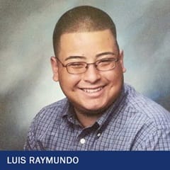 Luis Raymundo, a bachelor's in psychology graduate and academic advisor at SNHU.
