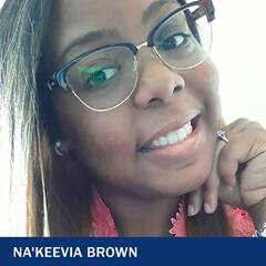 Na’Keevia Brown '21G, an SNHU graduate who earned her master’s degree in communication with a new media and marketing concentration.