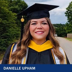 Danielle Upham '19 '21G a digital marketing graduate from SNHU