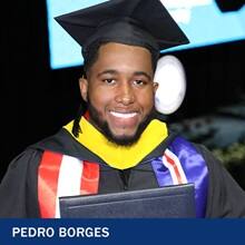 Pedro Borges, a 2024 graduate from SNHU with a BS in Business Administration