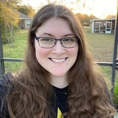 Rachel Bishop '20G, master's in communication graduate from SNHU.