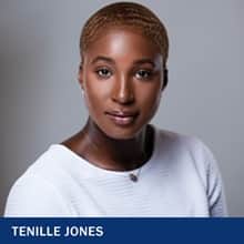 Tenille Jones with the text Tenille Jones