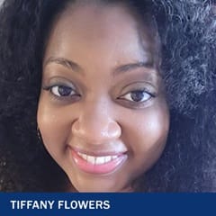 Tiffany Flowers, financial counselor at SNHU and an officer for the employee resource group BLAZE.