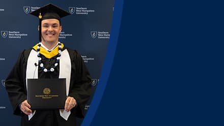 Andrew Reil, a 2024 bachelor's in business administration graduate from SNHU