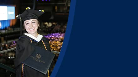 Emily Rowley ‘24, a 2024 graduate who earned her Bachelor of Arts in Psychology from SNHU