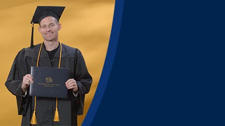 Philip Hensarling '24, SNHU graduate.