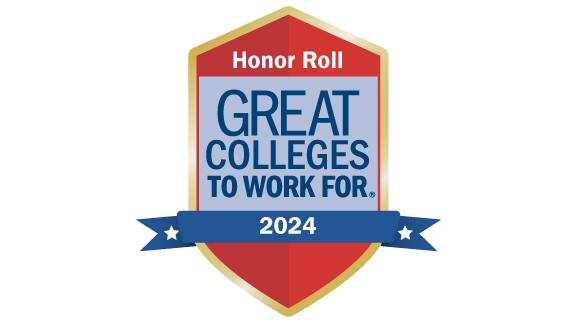 Great Colleges to Work For badge 2024.