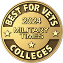 Military Times 2024 'Best for Vets: Colleges' logo.